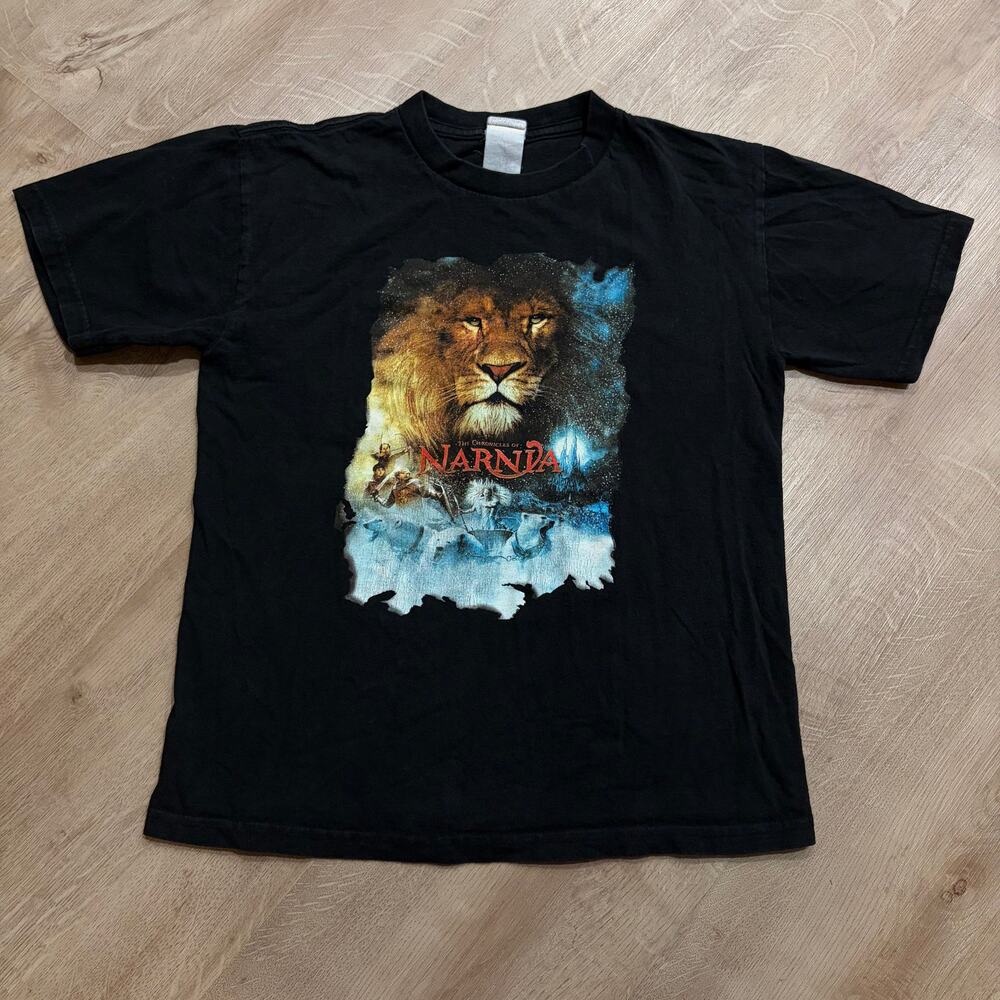 Vintage Walt Disney The Chronicles Of Narnia Movie Promo T-Shirt Youth Boys L